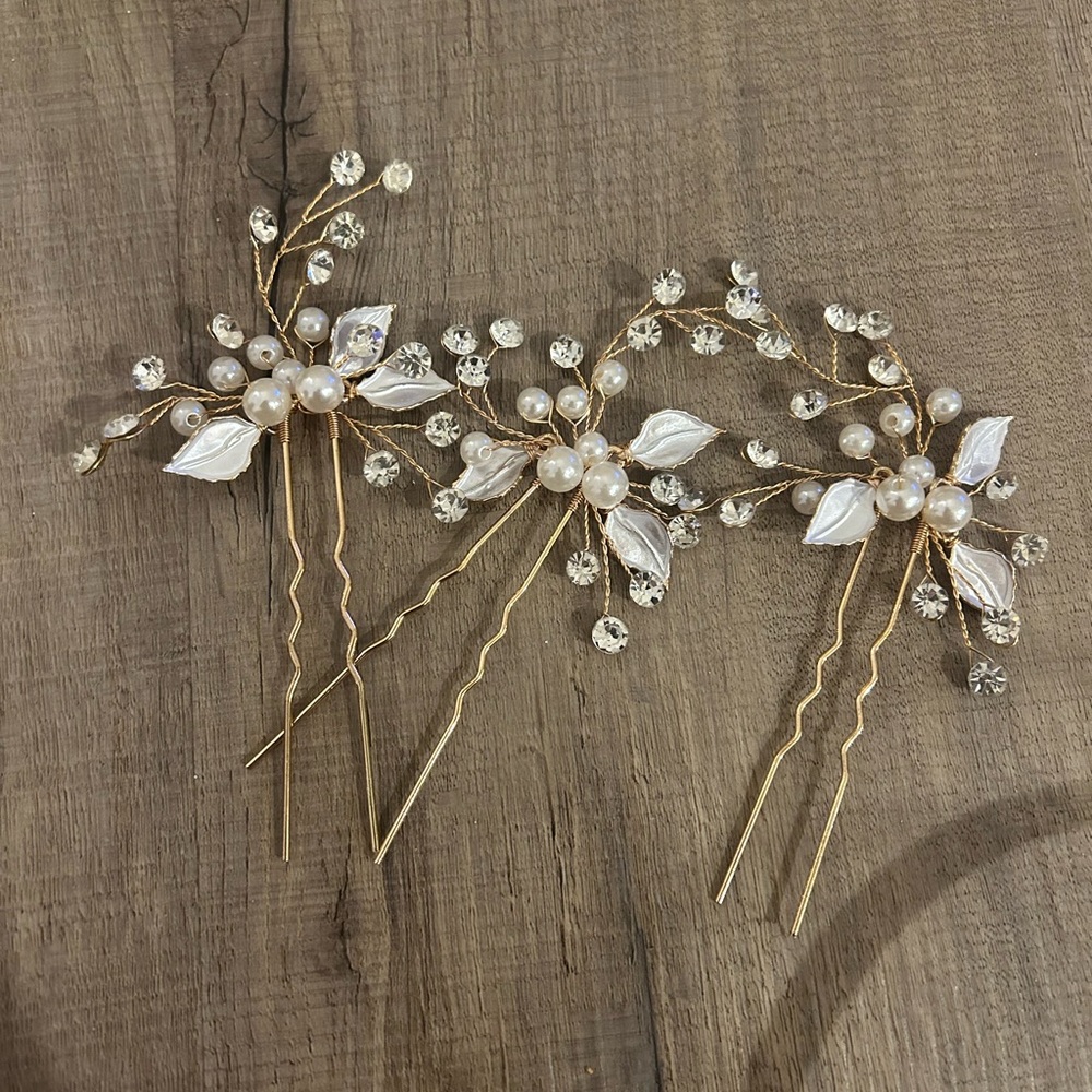 Bridal Hairpins